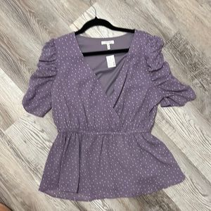 Maurices cute blouse! Polka dots! NWT